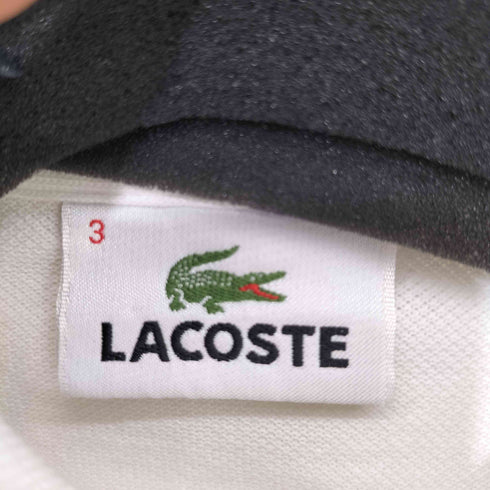 ラコステ LACOSTE ロゴ刺繍 ショートスリーブ ポロシャツ メンズ JPN:3