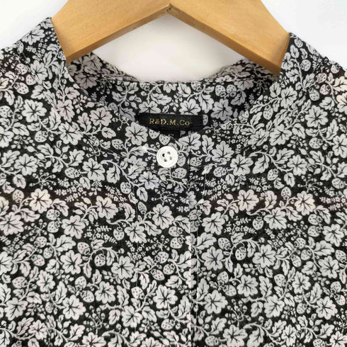 オールドマンズテーラー R&D.M.Co-/OLDMAN’S TAILOR コットン 花柄 バンドカラーシャツ レディース JPN:S