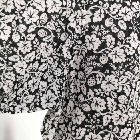 オールドマンズテーラー R&D.M.Co-/OLDMAN’S TAILOR コットン 花柄 バンドカラーシャツ レディース JPN:S