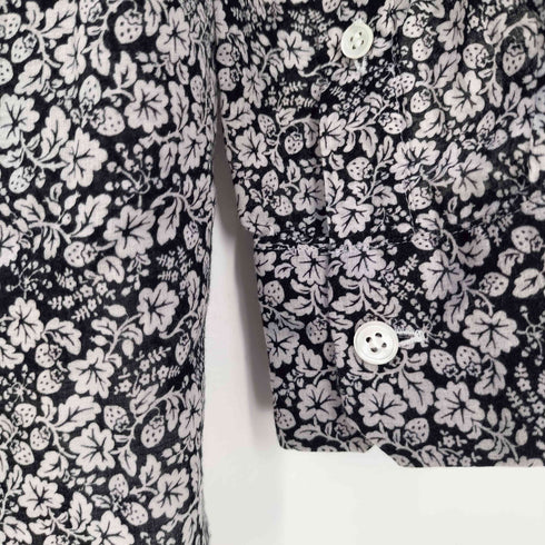 オールドマンズテーラー R&D.M.Co-/OLDMAN’S TAILOR コットン 花柄 バンドカラーシャツ レディース JPN:S