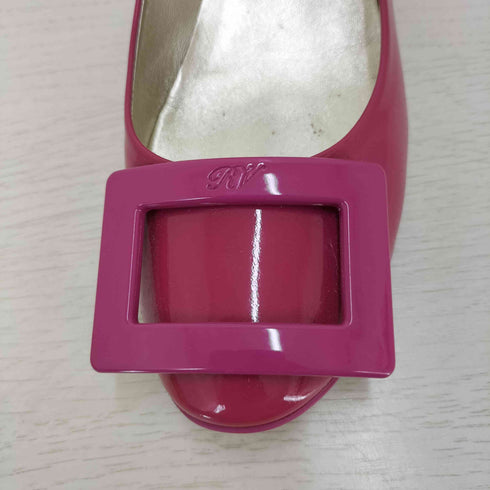 ロシェヴィヴィエ Roger Vivier スクエアプレート パンプス レディース 35 1/2