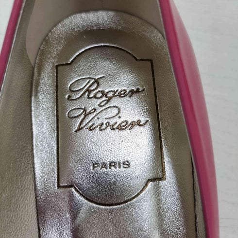 ロシェヴィヴィエ Roger Vivier スクエアプレート パンプス レディース 35 1/2