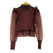ザラ ZARA Organza Top レディース import:L