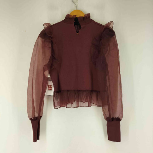 ザラ ZARA Organza Top レディース import:L
