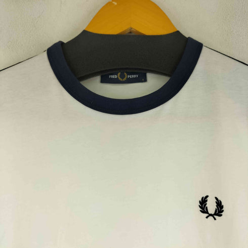 フレッドペリー FRED PERRY リンガーTシャツ レディース S