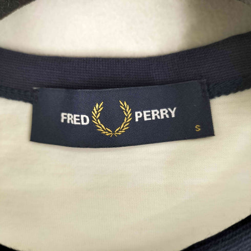 フレッドペリー FRED PERRY リンガーTシャツ レディース S