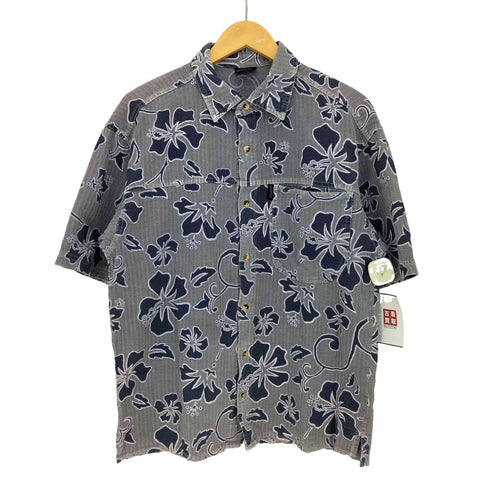 グラミチ GRAMICCI 90S ハイビスカス 花柄 半袖シャツ ボックスシルエット メンズ