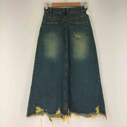 ジーナシス JEANASIS クラッシュデニムロングスカート レディース JPN:S