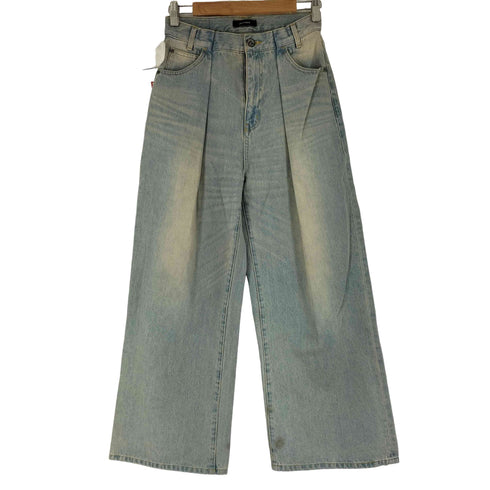 ジーナシス JEANASIS タックデニムワイドパンツ レディース JPN:S