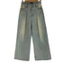 ジーナシス JEANASIS タックデニムワイドパンツ レディース JPN:S
