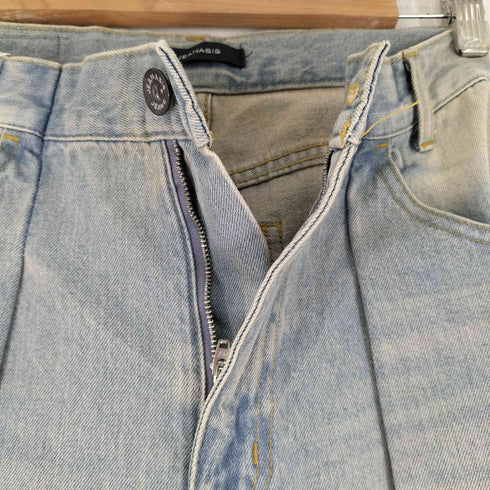 ジーナシス JEANASIS タックデニムワイドパンツ レディース JPN:S