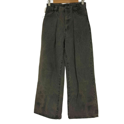 ジーナシス JEANASIS タックデニムワイドパンツ レディース JPN:M