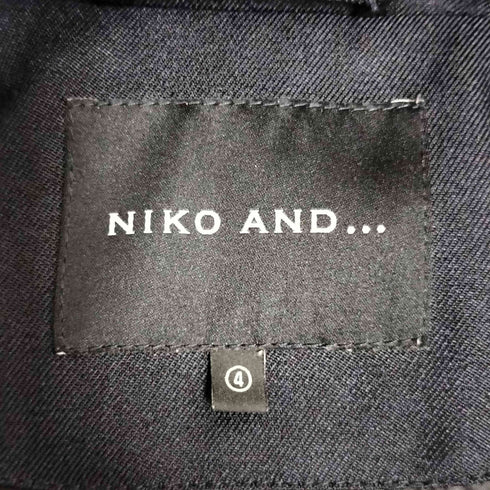ニコアンド niko and... ダブルジップ 中綿ジャケット メンズ JPN:4