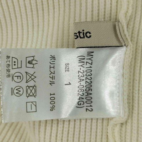 ミスティック mystic WZIPペプラムカーディガン レディース JPN:1