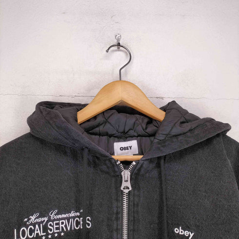オベイ OBEY 24SS LOCAL SERVICE ZIP UP HOOD メンズ import:S
