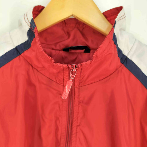 ナイキ NIKE 90S~00S 銀タグ バックロゴ マルチパターン ナイロンジャケット メンズ import:XXL
