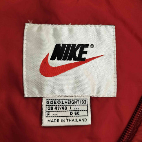 ナイキ NIKE 90S~00S 銀タグ バックロゴ マルチパターン ナイロンジャケット メンズ import:XXL