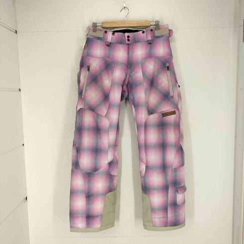 ピークパフォーマンス peak performance オンブレチェック スキーパンツ スノボーウェア レディース M