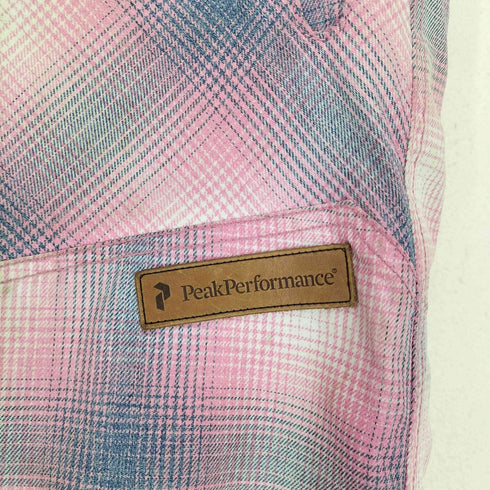 ピークパフォーマンス peak performance オンブレチェック スキーパンツ スノボーウェア レディース M