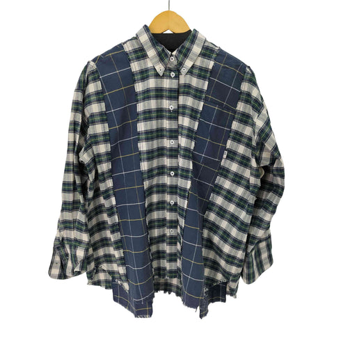 アーバンアウトフィッターズ BDG URBAN OUTFITTERS パッチワーク切替 チェックシャツ レディース XS