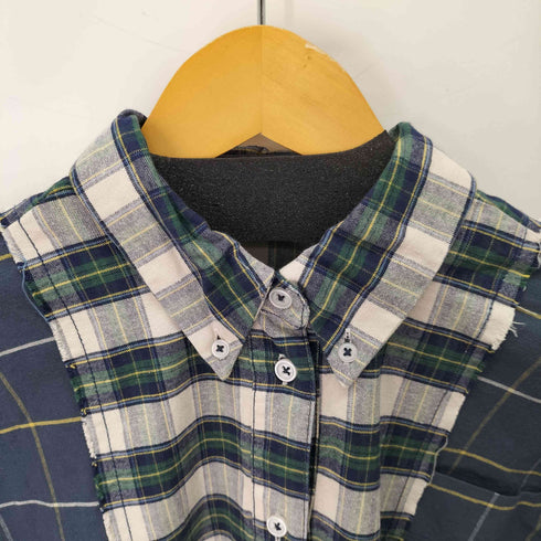 アーバンアウトフィッターズ BDG URBAN OUTFITTERS パッチワーク切替 チェックシャツ レディース XS
