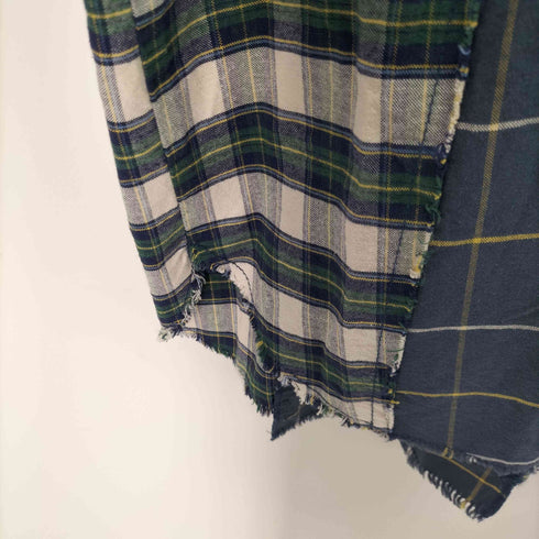アーバンアウトフィッターズ BDG URBAN OUTFITTERS パッチワーク切替 チェックシャツ レディース XS