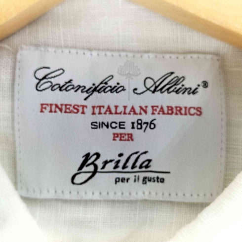 ブリッラペルイルグースト BRILLA per il gusto オリジナルリネンシャツ メンズ JPN:S