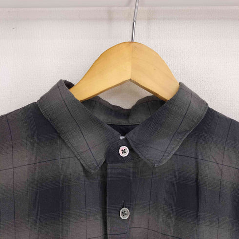 シュタイン stein OVERSIZED SS SHIRT・OMBRE CHECK メンズ