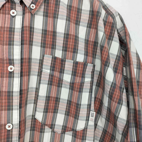アーバンアウトフィッターズ BDG URBAN OUTFITTERS ロングスリーブ ボタンダウン チェックシャツ レディース XS