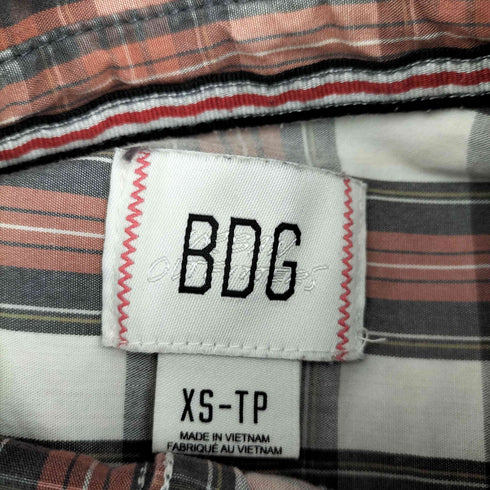 アーバンアウトフィッターズ BDG URBAN OUTFITTERS ロングスリーブ ボタンダウン チェックシャツ レディース XS
