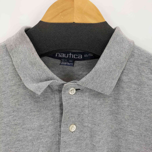 ノーティカ NAUTICA 90s 刺繍 鹿の子ポロシャツ メンズ import:XL