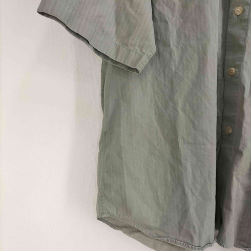 オーラリー AURALEE 22SS WASHED FINX HERRINGBONE HALF SLEEVED SHIRTS メンズ JPN:4