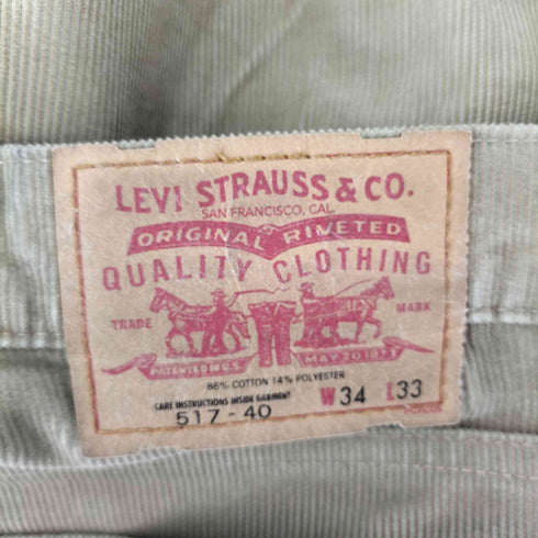 リーバイス Levis 517-40 日本製 コーデュロイパンツ メンズ 34