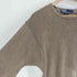 ポロバイラルフローレン Polo by RALPH LAUREN 90S ポニー無し リブ編み クルーネック コットンニット メンズ import:L