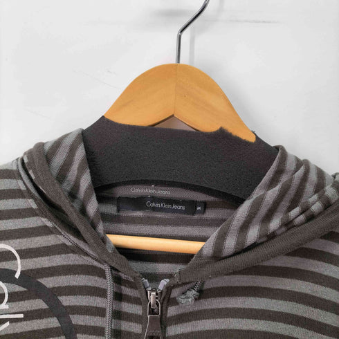 シーケーカルバンクライン ck Calvin Klein y2k border zip hoodie メンズ JPN:M