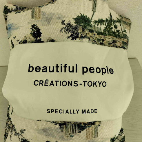 ビューティフルピープル beautiful people QUOTATION ネームタグ トートバッグ レディース FREE