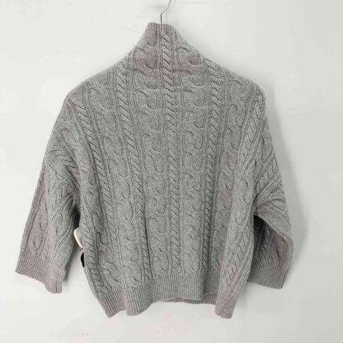 マックスマーラ MAX MARA 白タグ 七分袖 ハイネックケーブルニット レディース