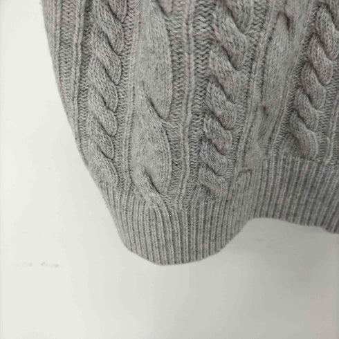 マックスマーラ MAX MARA 白タグ 七分袖 ハイネックケーブルニット レディース
