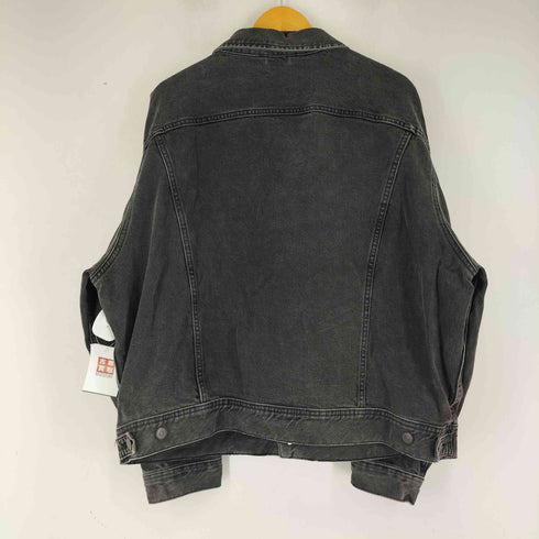 ザラ ZARA ブラックデニムジャケット メンズ US XL