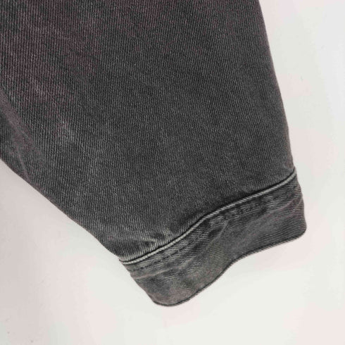 ザラ ZARA ブラックデニムジャケット メンズ US XL