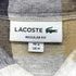 ラコステ LACOSTE REGULAR FIT ブロック チェック ボタンダウン ネル シャツ メンズ import:M