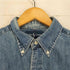 ポロバイラルフローレン Polo by RALPH LAUREN CLASSIC FIT ポニー刺繍 ボタンダウン デニムシャツ メンズ import:M