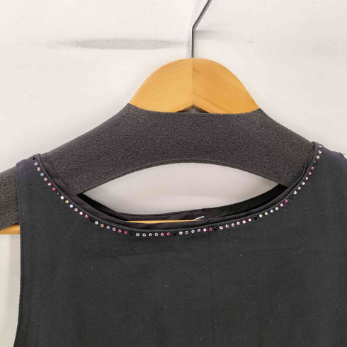 ブルーガール Blugirl 鹿の子 クルーネック ビーズ ノースリーブワンピース レディース I40 D34