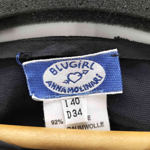 ブルーガール Blugirl 鹿の子 クルーネック ビーズ ノースリーブワンピース レディース I40 D34