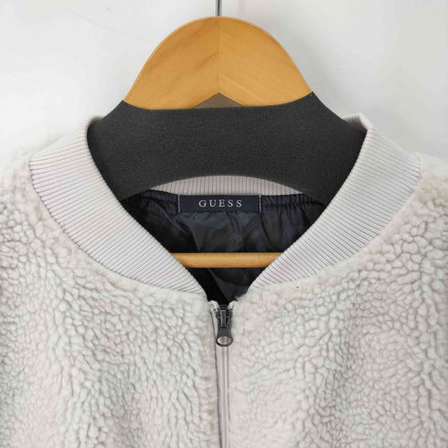 ゲス GUESS トライアングルロゴフリースボンバージャケット メンズ JPN:XL