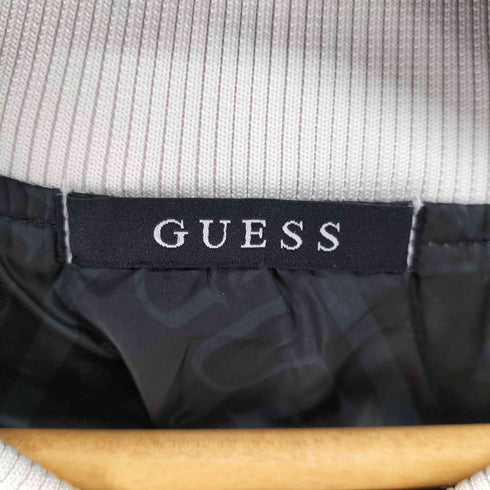 ゲス GUESS トライアングルロゴフリースボンバージャケット メンズ JPN:XL