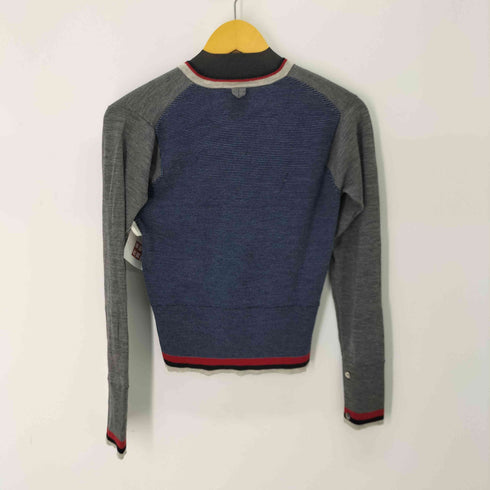 ブラックフリースバイブルックスブラザーズ BLACK FLEECE BY BROOKS BROTHERS 切替Vネックウールニット レディース BB3