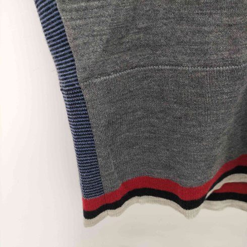 ブラックフリースバイブルックスブラザーズ BLACK FLEECE BY BROOKS BROTHERS 切替Vネックウールニット レディース BB3