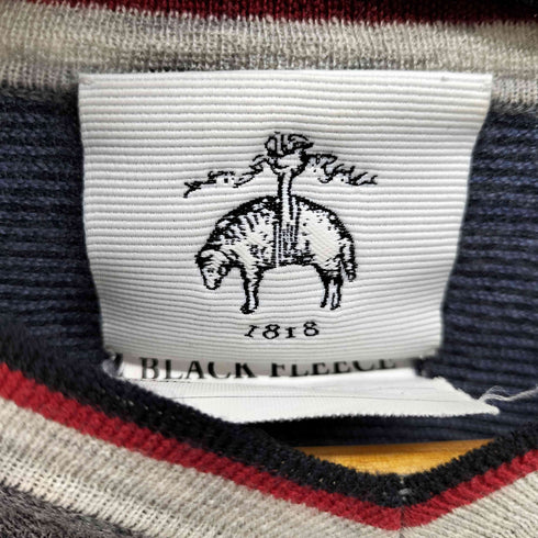 ブラックフリースバイブルックスブラザーズ BLACK FLEECE BY BROOKS BROTHERS 切替Vネックウールニット レディース BB3