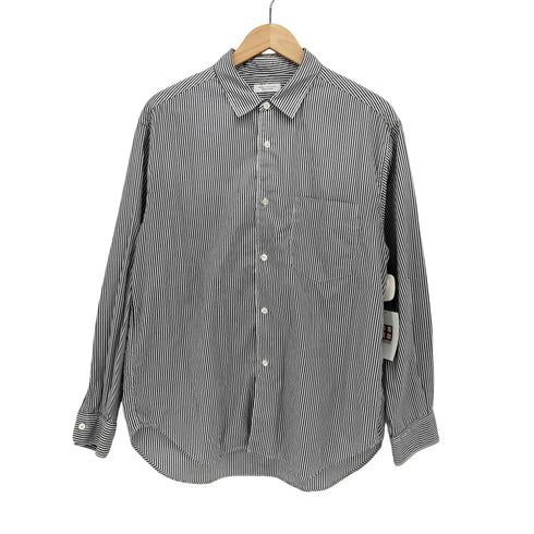 ビューティーアンドユースユナイテッドアローズ BEAUTY & YOUTH UNITED ARROWS ブルーストライプ ワイドフォルム シャツ メンズ JPN:M